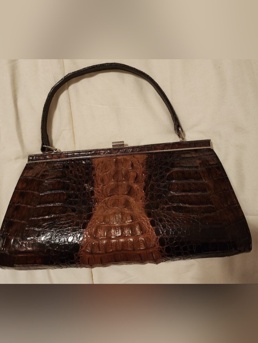 Vintage Embossed Handbag /clutch Bag